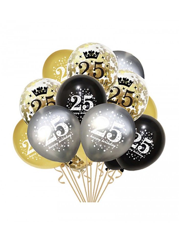 Pack globos 30 cumpleaños oro