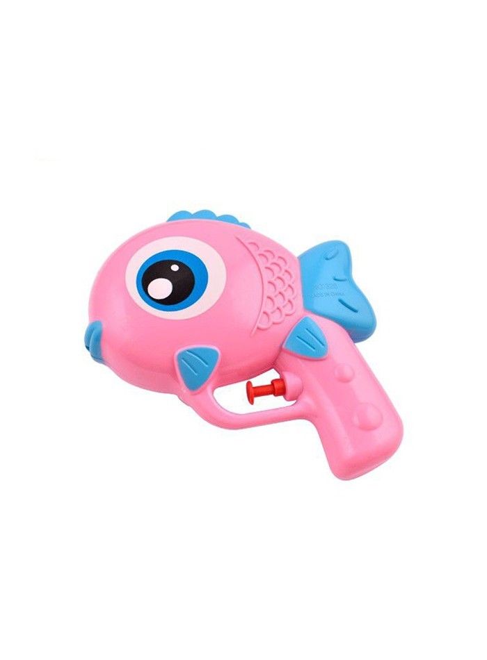 Accesorio piñata pistola de agua pez rosa