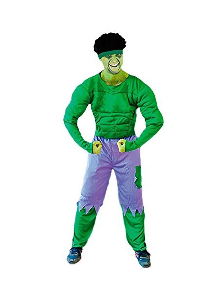 de monstruo verde adulto para fiestas y Carnaval.