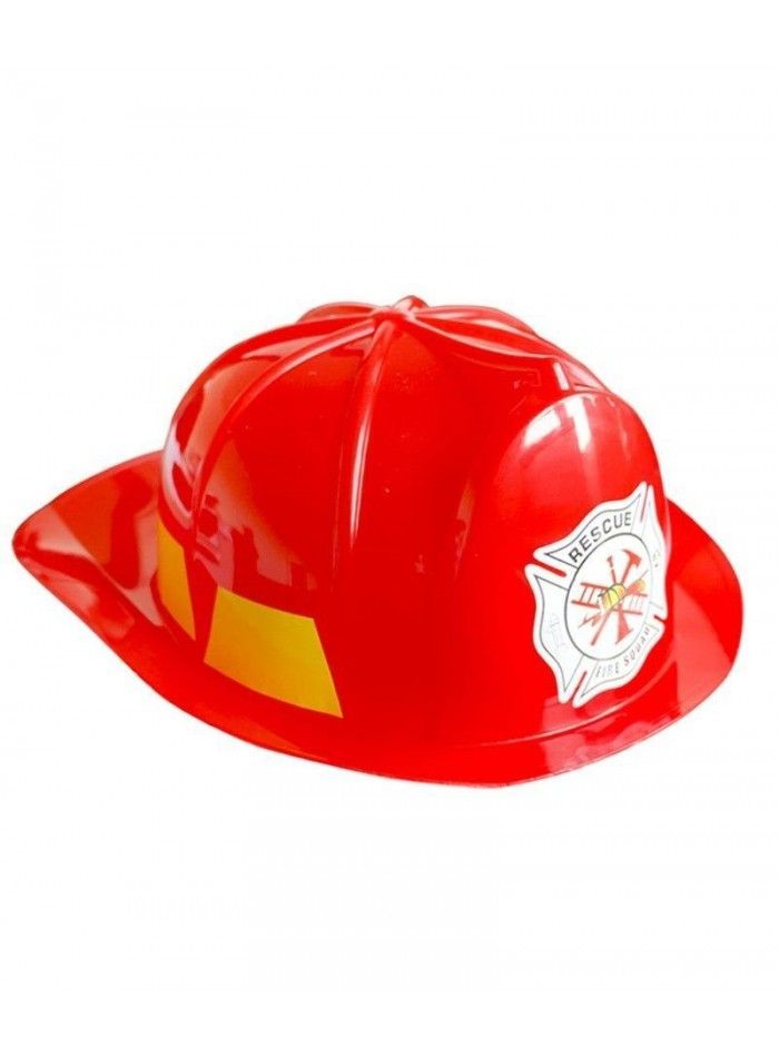 Sombrero de bombero de plástico para niños y niñas, accesorio de disfraz de  bombero, Cosplay de jefe de bomberos - AliExpress