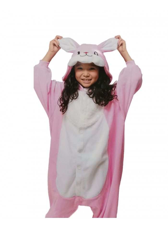 Disfraz animales conejo rosa infantil - Idealfiestas.com