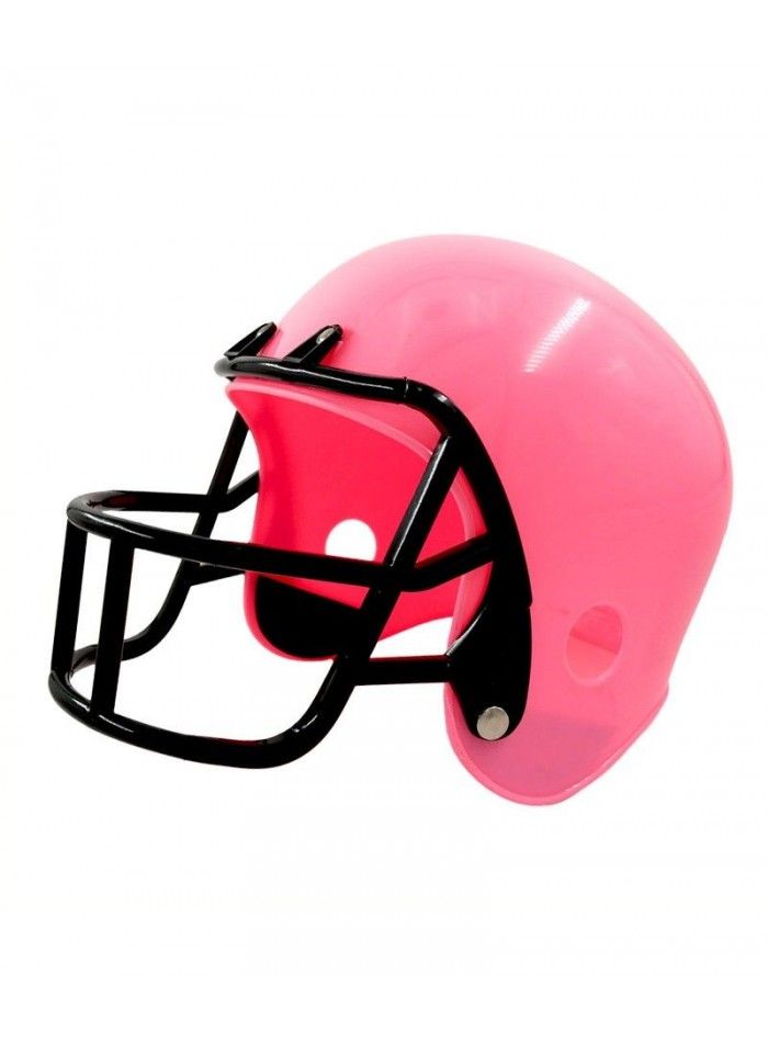 Casco de futbol americano rosa 