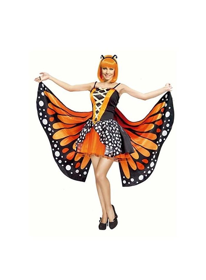 compensación Practicar senderismo lapso Disfraz de mariposa para adulta, ideal para Carnaval y fiestas.